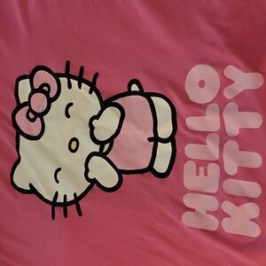 Hello Kitty Pink Logo PJ Top